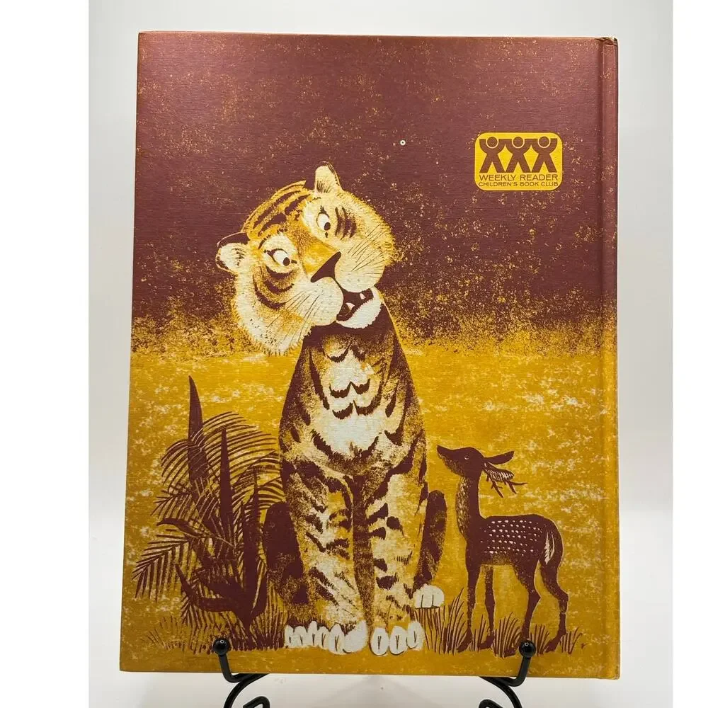 Vintage 1961 Half-as-Big and the Tiger by Bernice Frankel Weekly Reader, HC